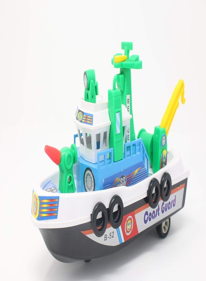 Shinsei City Harbour Boat Blue - Image 1